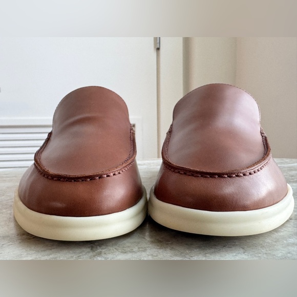 LORO PIANA Summer Walk US 7.5  40.5 Loafer Brown Leather Italy Slipper main image 10